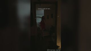 Maraa jane aka maraa_jane onlyfans The charming female masturbates both holes