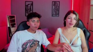 tinaandsebas chaturbate  fucks her pussy